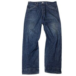 Vintage Levi’s Engineered Twisted Seams Denim Jeans Button Fly Paper Tag 38x34